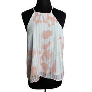 PEACH LOVE California Cami Tank Size Large Cream Peach
